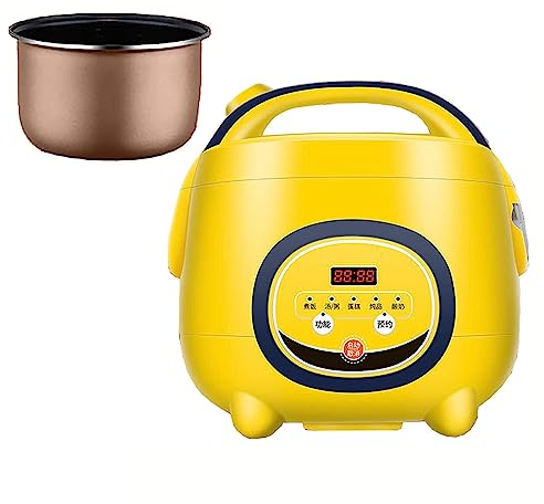 Mini cuiseur à riz – Faites du riz et de la vapeur des aliments et des légumes sains, pot intérieur anti-adhésif