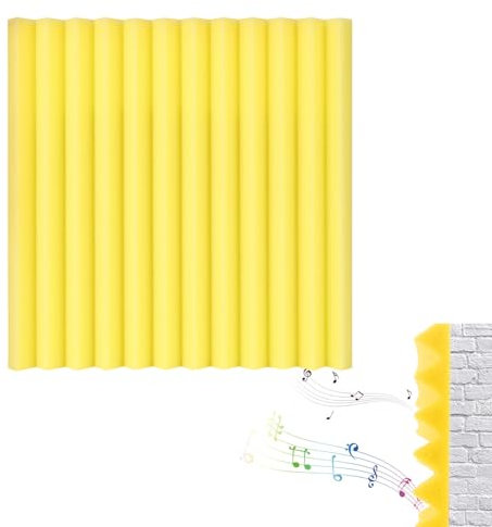 Neamou Schalldämmende Paneele, Akustische Schallpaneele | Sound Pads Dreieckige Rillen-Schallschutzplatten - Feuerbeständige Akustikdämmwandplatte, Schallschutzwand für Konferenzräume, Theater,