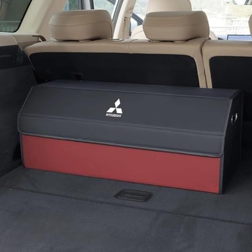 JOEBO Auto Lagerung Tasche Klapp Reise Aufräumen Box Stamm Werkzeuge Fall Für Mits-ubishi Sapporo Shogun Sigma Space Gear Space Runner Space Star Space Wagon,Red