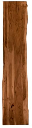SAM Holzplatte Tonia 200x40 cm Akazie nussbaum Baumkante Tischplatte | Baumkanten-Platte, Akazienholz nussbaumfarben massiv, für Heimwerker, geeignet für Arbeitsplatten, Tische & Fensterbretter