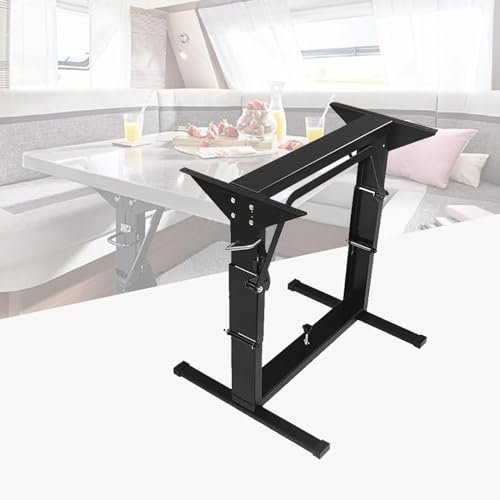 Pieds de table en métal pour camping-car, caravane, yacht, activités de plein air pour camping, bateau, table de repas