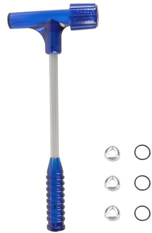 Laroal Martello estrattore con Tre Set di Utensili per la rimozione Manuale, Sicurezza, Professionale, Multifunzionale, per riparazioni, Officina, Blu