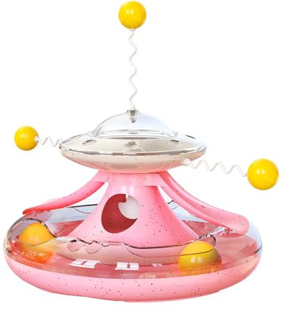 ETAINGYEUN Interaktiver Cat Ball Tower Toy, geeignet für Spaß und Sportkatzen