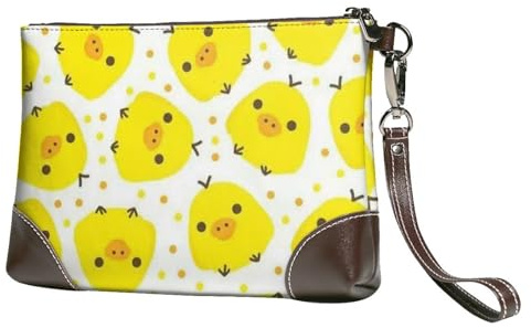 kkvhhyuo Pochette da donna in pelle stampata con bellissimi fiori, grande capacità, con cinturino da polso rimovibile, per matrimoni, feste, regali.