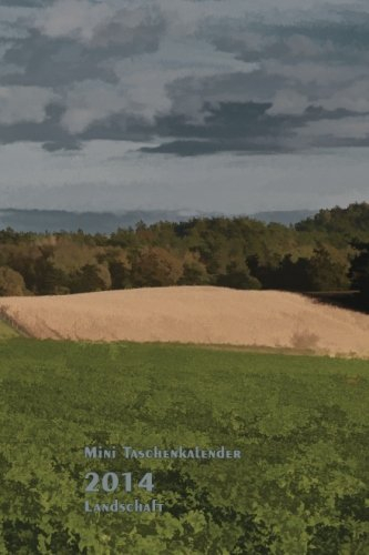 Mini Taschenkalender 2014 Landschaft: 1 Woche pro Seite - ca. A6 Format