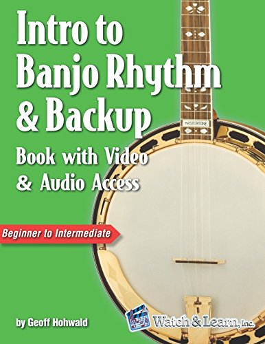 Intro to Banjo Rhythm & Backup Book with Video & Audio Access