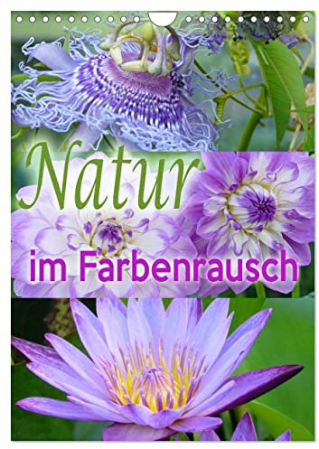 Natur im Farbenrausch (Wandkalender 2025 DIN A4 hoch), CALVENDO Monatskalender: Triplet-Kalender (CALVENDO Natur)
