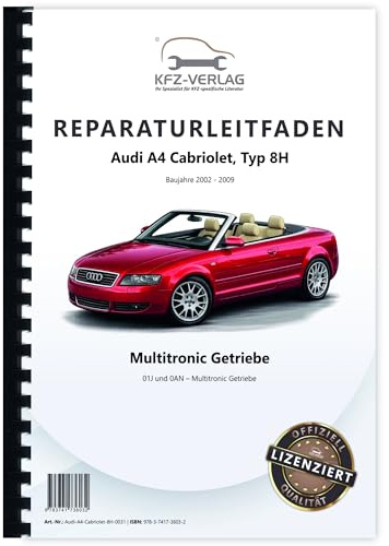 Audi A4 Cabriolet (02-08) Instandsetzung Multitronic 01J 0AN Reparaturanleitung