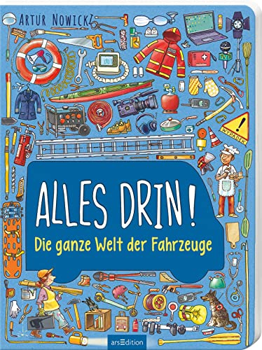 Alles drin! Die ganze Welt der Fahrzeuge: Großformatiges, dickes Wimmelbuch zum Thema Fahrzeuge ab 3 Jahren