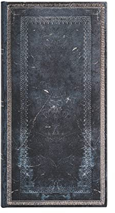 Inkblot (Old Leather Collection) Slim Lined Journal: Hardcover, 85 gsm, ribbon marker, memento pouch, wrap closure