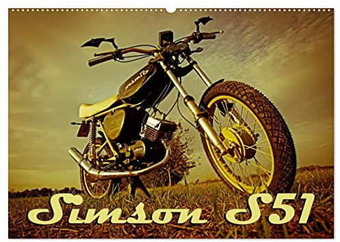 Simson S51 (Wandkalender 2025 DIN A2 quer), CALVENDO Monatskalender: Simson S51 Wandkalender, 13 Seiten (CALVENDO Spass)