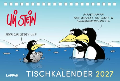 Uli Stein Tischkalender 2027: Monatskalender zum Aufstellen: Mini-Monatskalender mit lustigen Cartoons und Sprüchen (Uli Stein Kalender 2027)