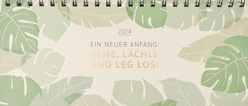 Wochenplaner 2024 Ein neuer Anfang (mit Kalendarium): Premium-Wochenplaner