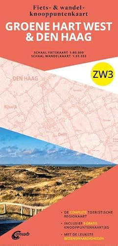 8 Zuid-Hollandse Kust: 1:33333 (ANWB Fiets en wandelknooppuntenkaart)