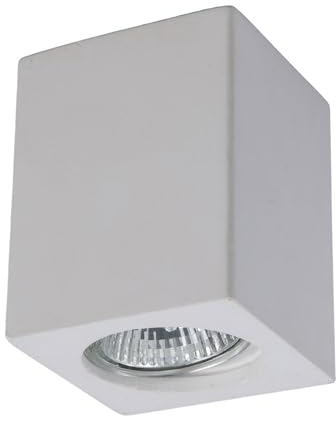 Lindby Deckenlampe 'Anelie' (Modern) in Weiß aus Gips/Ton u.a. für Flur & Treppenhaus (1 flammig, GU10) - Deckenleuchte, Lampe, Flurleuchte