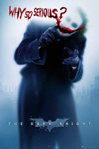 Batman - The dark Knight: Why so serious?, blurry (2008) | US Import Filmplakat, Poster [68 x 98 cm]
