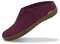 glerups dk B Slipper Unisex-Erwachsene Filz-Slipper, Damen,Herren Huettenschuhe, Frauen maennliche weibliche Freizeit leger,Cranberry,40 EU / 6.5 UK
