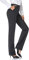 Tapata Damen 71cm/76cm/81cm/86cm Gerade Stretch-Hose mit Taschen Für Büro Geschäft Alltag, Tall/Lang/Regulär/Petite Hose 76cm, Holzkohle, L