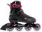 Rollerblade Damen Sirio 80 Inlineskate, Black/Raspberry, 250