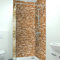 DRUCK-EXPERT Premium Duschrückwand 0,4 mm selbstklebendes Hart-PVC, Größe:2 x B 103 x H 240 cm Hochformat, Muster:Naturstein Braun