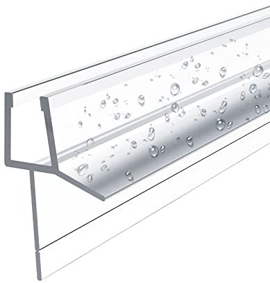 EMKE Ersatzdichtung Dichtkeder Für 4-6mm Glasdicke Wasserabweiser 600mm Duschdichtung Duschkabine Mit Abreißbare Dichtungslippe
