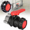Timisea IBC Adapter Kugelhahn, IBC Tank Ersatzkugelhahn Absperrhahn für Gartenhahn Ablaufadapter und IBC Tankadapter S75x6 DN50 (75mm)