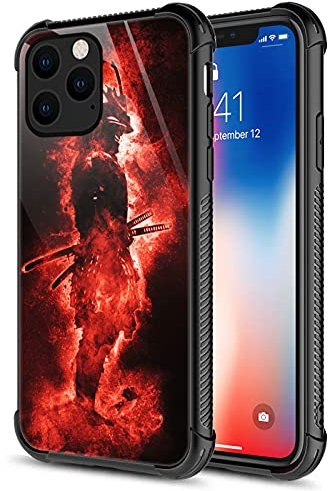 CARLOCA Compatible with iPhone 13 Pro Case,Japanese Red Samurai Graphic Design Shockproof Anti-Scratch Drop Protection Case for iPhone 13 Pro