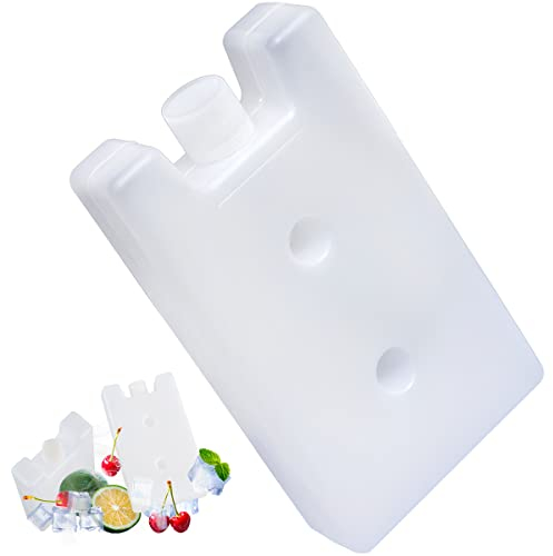 Acumulador Frio Nevera, RosyFate Paquete de Plana Freeze Refrigeración Placa Bloques de Congelador de Hielo Finos y Ligeros, Elementos de Refrigeración para Nevera Portátil para Fiambreras Camping