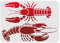 FINGERINSPIRE Hummer-Schablone 29,7 x 21 cm Wiederverwendbare Hummer-Zeichenschablone Meer Ozean Kreaturen Schablonen Meerestiere Schablone zum Malen auf Holzfliesen Papier Stoff Bodenwand