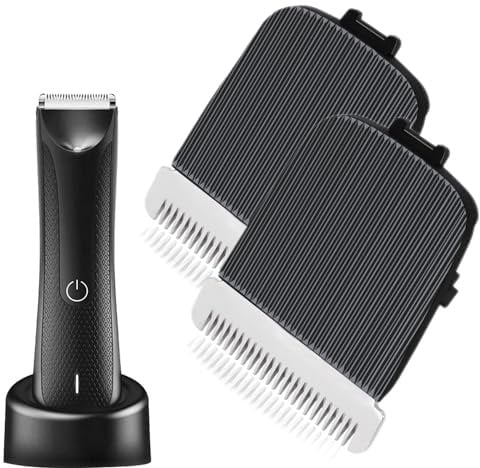 Manscaped Replacement Blades for Electric Lawnmower Clip On Hygienic Fits All Manscaped 4.0 3.0 2.0 Lawnmowers (2 Pack)