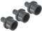 PATIKIL UPVC Réducteur Tuyau Raccord 32mm OD 16mm Barbelé, 3 Paquet Droit Accouplement Adaptateur Connecteur, Gris