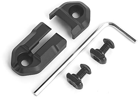 QIRUIMY Tactical Pressure Switch Mount MLOK Mount Plates Torches Remote Pressure Pad Switch Plate Mount for M300 M600 Flashlight Switch Accessories