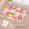 Wassermelone Zitrone Kirsche ovale Fußmatte Plüsch Shaggy kleiner Bereich Teppich 40,6 x 61 cm weich saugfähig Badematte waschbar rutschfester Bodenteppich für Eingangsbereich Schlafzimmer Badezimmer