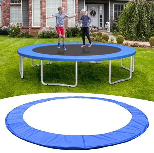 Coussin de Protection pour Trampoline, Ø 244 305 cm Coussin de SÉcuritÉ de Remplacement, Trampoline Couverture Rembourrage, RÉsistant aux Rayons UV & Anti-dÉchirure, Protection Bordure