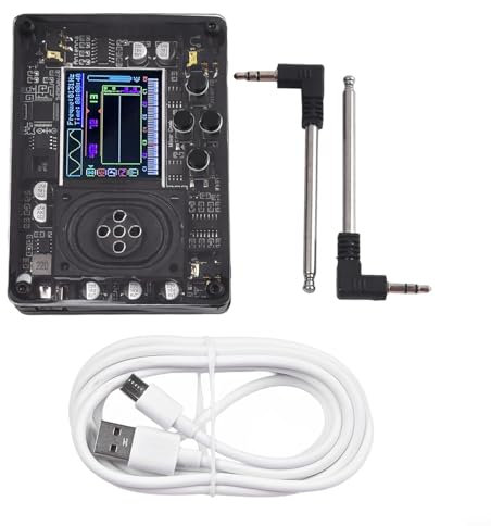 Oniissy Mini-Theremin-Musikinstrument, Modul elektronisches Instrument, verstellbare Stimmen, Audio-Retro-Musikmodul, kreatives Spielzeug mit Farbbildschirm, 70 verschiedene