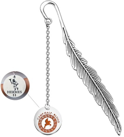 KUIYAI Camp Half-Blood Gods and Goddesses Bookmark for Book Lover, 2 Sides Engraving, Zeus, Hera, Poseidon, Athena, Demeter (hermesBM UK)