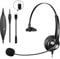 Callez Computer Headset, 3.5mm Mobile Phone Headset with Microphone Noise Cancelling, Wired USB-C Headphone for PC Laptop Mac iPhone Samsung Teams Zoom Home Office Business, In-line Controls
