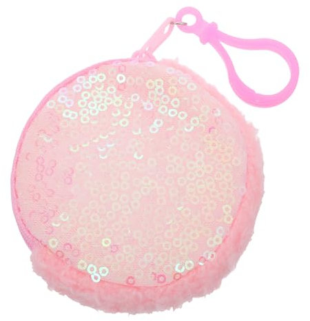 FOMIYES Porte-Monnaie À Paillettes Léger Portable Petit avec Fermeture Éclair Multifonction Petite Pochette Portefeuille Portefeuille À Paillettes pour Écouteurs Petits