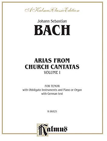 Tenor Arias (12 Arias), Vol 1: German Language Edition (Kalmus Classic Edition)