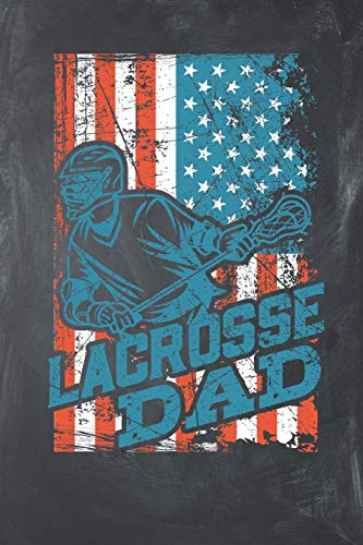Lacrosse Dad: Lined Journal Lined Notebook 6x9 110 Pages Ruled
