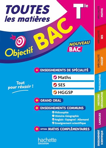 Objectif BAC 2027 - Toutes les matières Tle Spé Maths - SES - HGGSP + enseignements communs