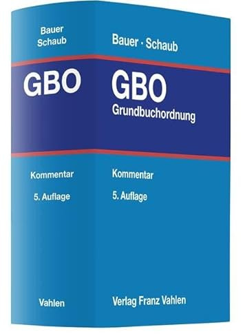 Grundbuchordnung. GBO: Kommentar