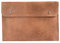 HOLZRICHTER Berlin Laptop 13“ Sleeve - Premium Hülle aus Leder – Ledertasche für Notebook Apple MacBook Pro 13 2018 2019 Air Retina – Camel-braun
