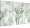 Runa Art Wandbilder Pusteblume Bild XXL Wohnzimmer Schlafzimmer Grün Grau Natur 120 x 80 cm 3 Teilig 019931b