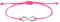 StarAppeal Unendlichkeit Infinity Liebe Freundschafts Armband, Unendlichkeits Armband mit Perlen in Silber und Gold, Größenverstellbar, Mädchen, Damen Armband, Handmade (Pink-Silber)