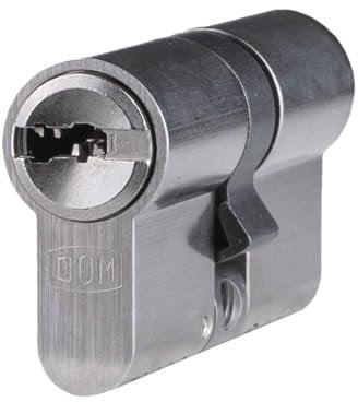 DOM ix Teco Doppelzylinder 70/30 | Schließzylinder Zylinder Türschloss mit Pickingschutz | sehr hoher Kopierschutz | Not-und Gefahrenfunktion | Patentschutz bis 2038 | Sicherungskarte & 5 Schlüssel
