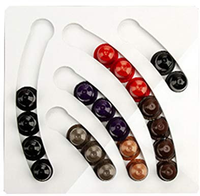 Porte-capsules de café mural en acrylique Organisateur de stockage de dosettes de café pour capsules Nespresso,F