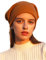 Prettystern Rollkante Damen lässig Kaschmir-Wolle Cashmere Beanie Strick-Mütze Karamelle-Braun