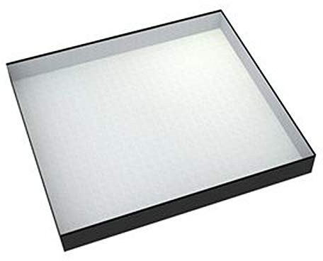 Bandeja de agua Secret Jardin 120 x 120 cm - Cubeta de recogida de agua Homebox Accesorios de cultivo en maceta de interior Bandeja de plástico para plantar Posavasos (100x100 cm)