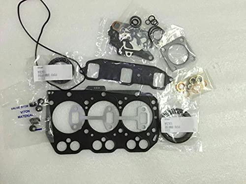 Für Yanmar 3TNE74 3D74E 3tn74E Rebuild Kolbenring + Motorlager Zylinderdichtung